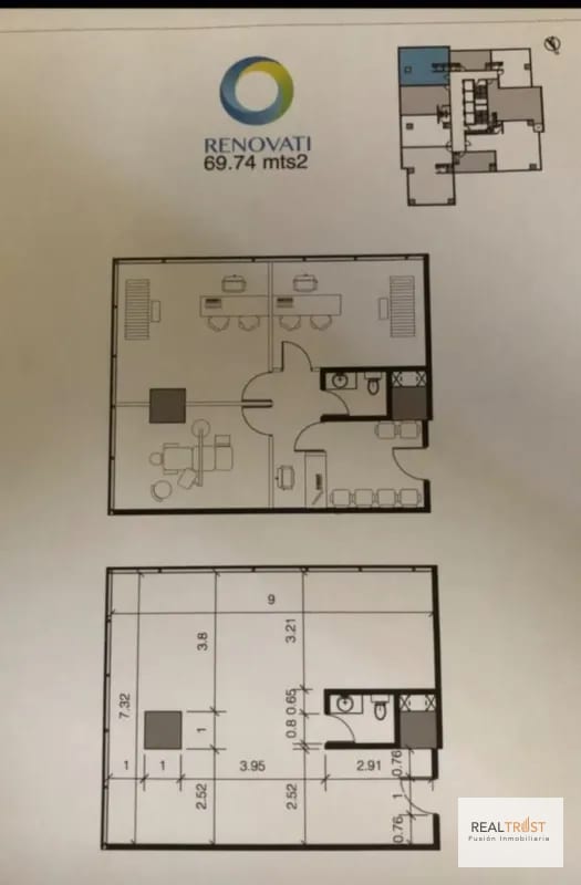 OFICINA EN VENTA EDIFICIO RENOVATI ZONA 10 — Oficina en Venta en Renovati, Zona 10, Guatemala, Ciudad — foto 2 de 10
