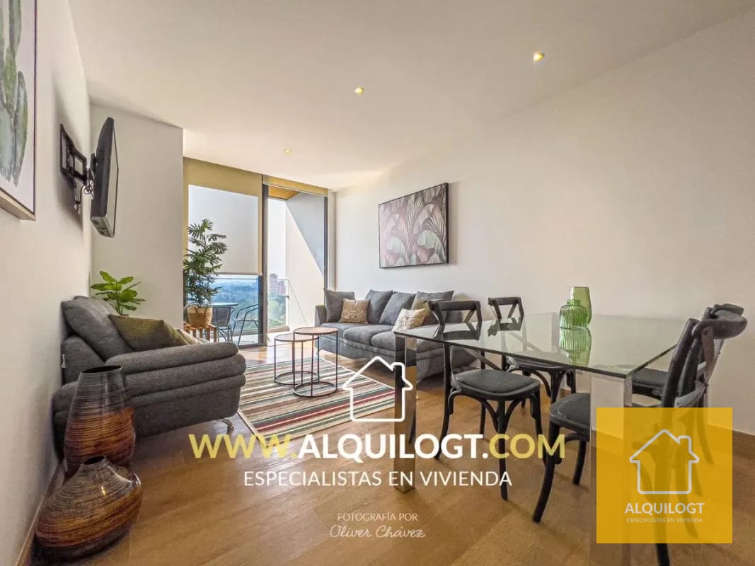 APARTAMENTO AMUEBLADO EN TRIVÁ EL MAESTRO ZONA 15 DE 3 HAB AGT1443 — Apartamento en Alquiler en Trivá, Zona 15, Guatemala, Ciudad — foto 1 de 5