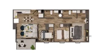 APARTAMENTO EN VENTA ZONA 4 EN PLANOS — Apartamento en Venta en Zona 4, Guatemala, Ciudad — miniatura 2 de 11