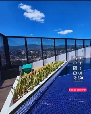 Apartamento Amueblado 2 Hab Zona 11 — Apartamento en Alquiler en Zona 11 Mixco, Guatemala, Ciudad — miniatura 11 de 12