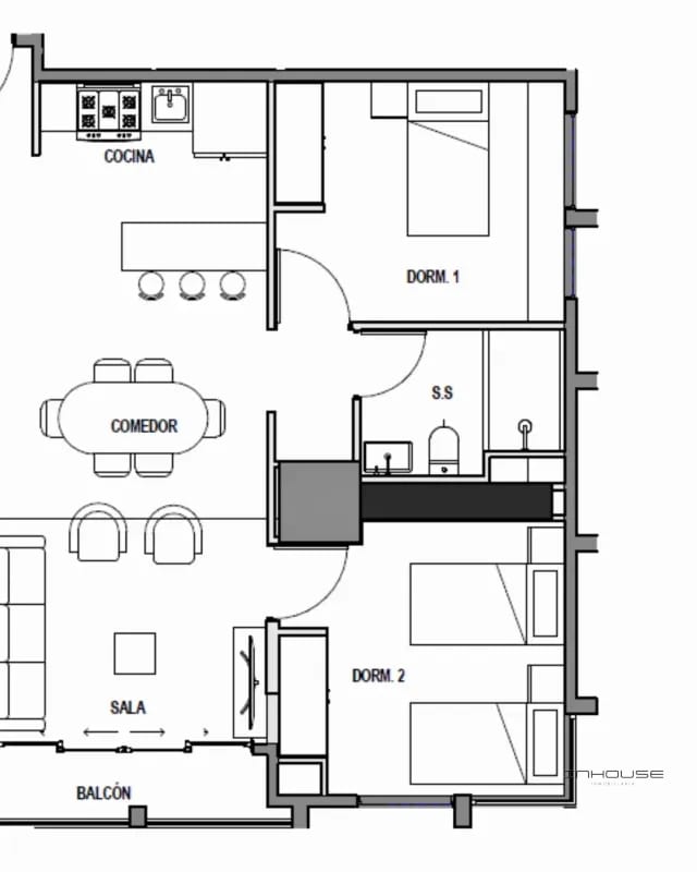 VENTA DE APARTAMENTO EN ZONA 10 ATARAH — Apartamento en Venta en Atarah, Zona 10, Guatemala, Ciudad — foto 7 de 12