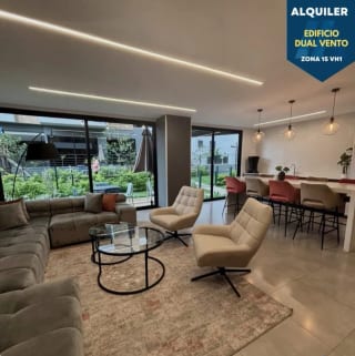 Alquiler de Apartamento amueblado, zona 15, VH2 -Dual Vento- — Apartamento en Alquiler en Dual, Zona 15, Guatemala, Ciudad — miniatura 1 de 14