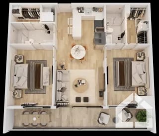 Apartamento de 2 habitaciones en excelente ubicación en Ferré 10, zona 10 — Apartamento en Venta en Ferré Diez, Zona 10, Guatemala, Ciudad — miniatura 2 de 17