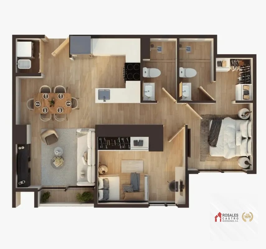 Vié Las Américas / Zona 13 / Modelo LAVANDA — Apartamento en Venta en Zona 13, Guatemala, Ciudad — foto 6 de 6
