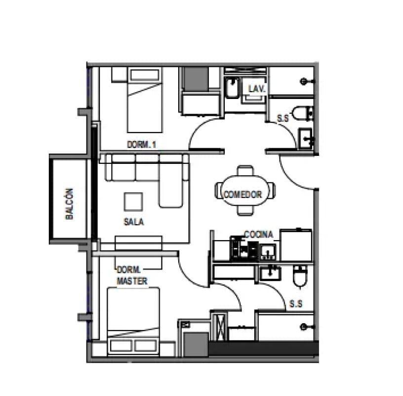 APARTAMENTO EN VENTA ZONA 10 — Apartamento en Venta en Zona 10, Guatemala, Ciudad — foto 2 de 8
