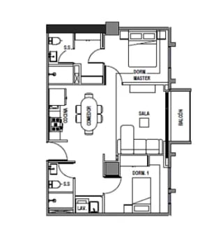 APARTAMENTO EN VENTA ZONA 10 — Apartamento en Venta en Zona 10, Guatemala, Ciudad — miniatura 2 de 8