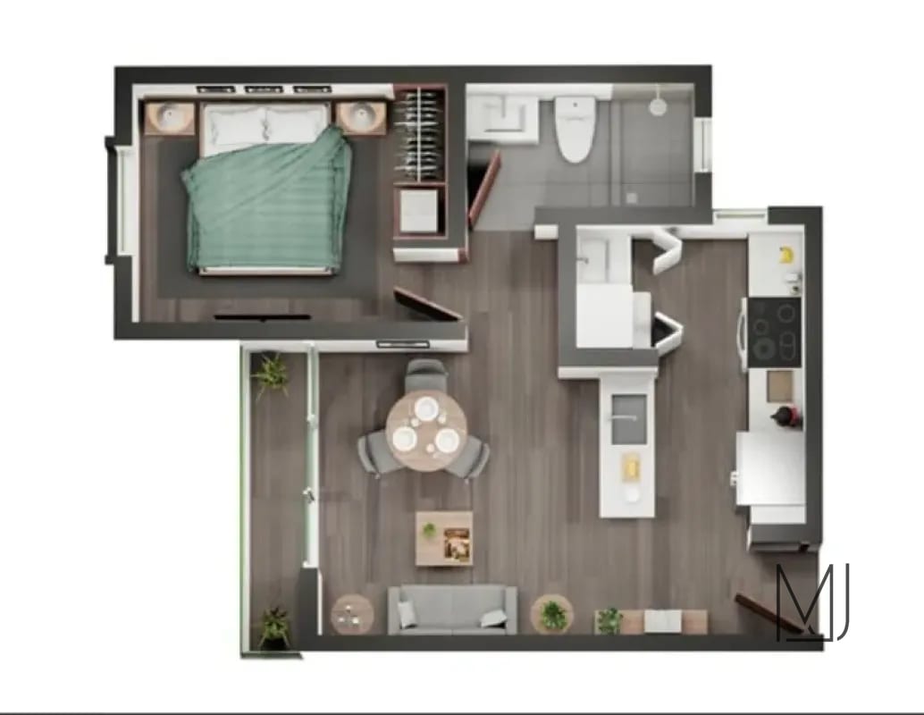 Apartamento en Venta | Edificio Parque Mateo | Zona 7 | 1 habitación • Ideal para inversión — Apartamento en Venta en Parque Mateo, Zona 7, Guatemala, Ciudad — foto 2 de 10
