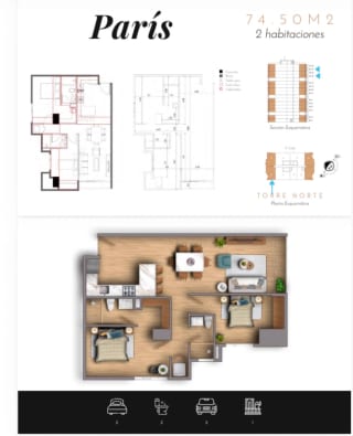 Apartamentos en planos en Edificio Vie Proceres! — Apartamento en Venta en Zona 10, Guatemala, Ciudad — miniatura 10 de 12