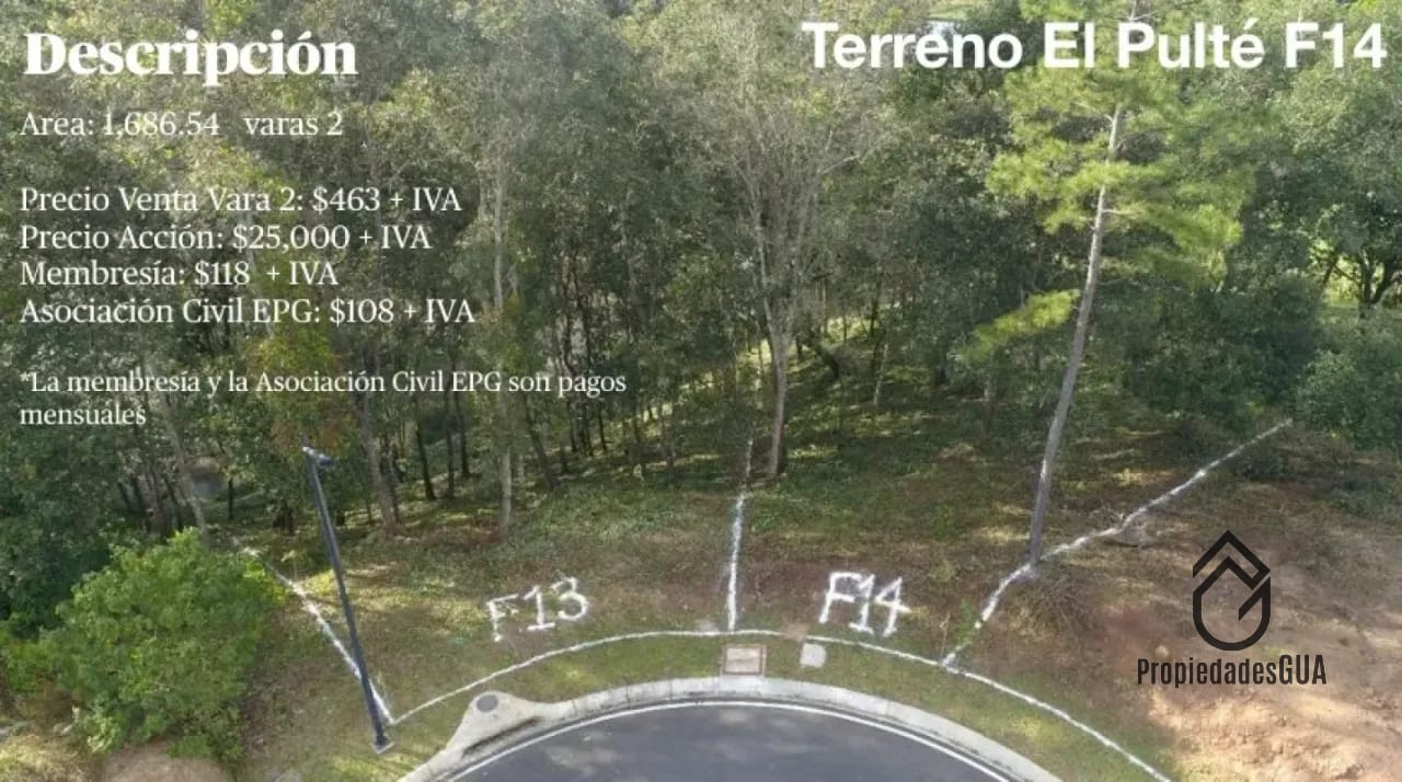 Terrenos exclusivos en venta en El Pulté — Terreno en Venta en Zona 16, Guatemala, Ciudad — foto 3 de 13