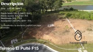 Terrenos exclusivos en venta en El Pulté — Terreno en Venta en Zona 16, Guatemala, Ciudad — miniatura 2 de 13