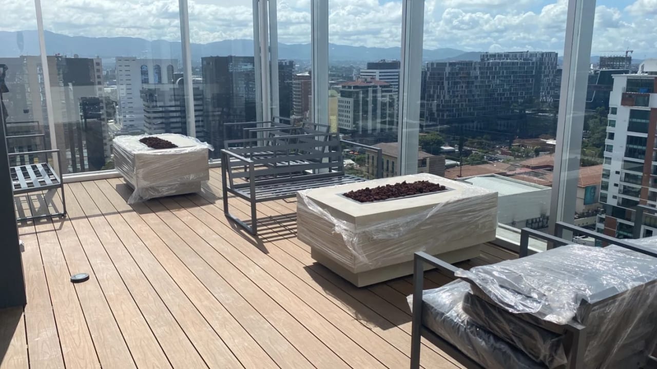 VASANTA ZONA 10 RENTA APARTAMENTO 2 HAB NIVEL ALTO VASANTA ZONA 10 — Apartamento en Alquiler en Vasanta, Zona 10, Guatemala, Ciudad — foto 9 de 15