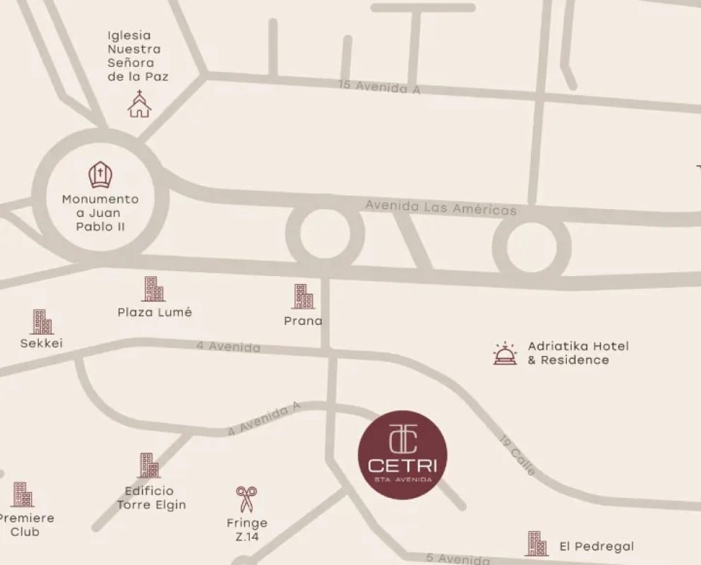 CETRI 5ta - aptos en venta de 1,2,3 dormitorios (Ver descripción) — Apartamento en Venta en Zona 14, Guatemala, Ciudad — foto 2 de 15