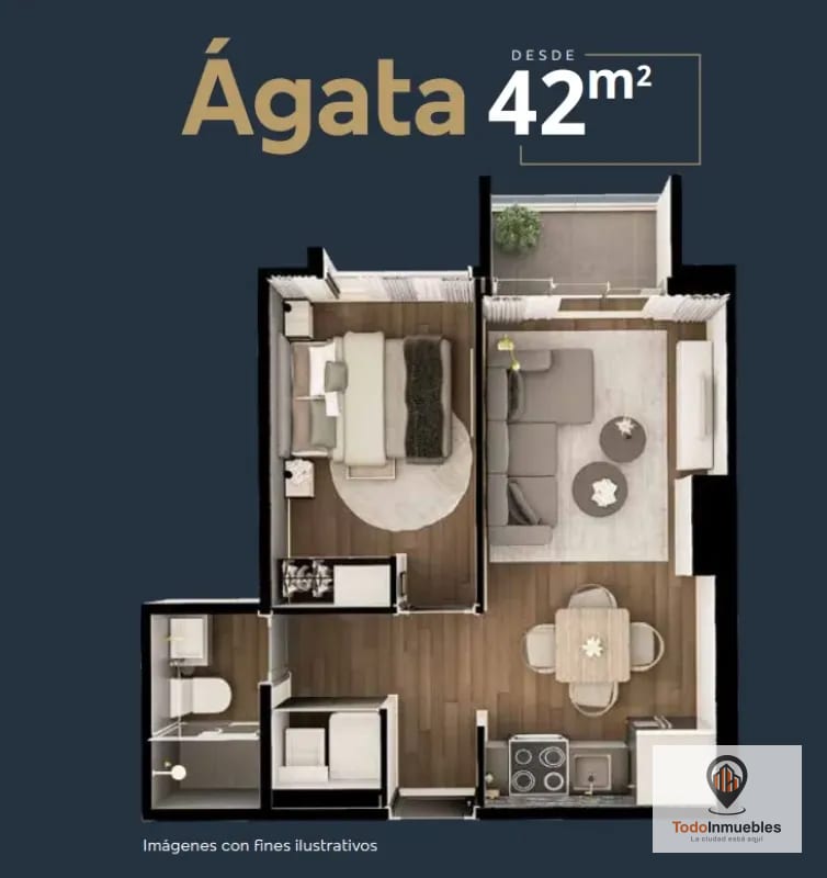Apartamento en Venta en Atarah z10 de 1 habitación — Apartamento en Venta en Atarah, Zona 10, Guatemala, Ciudad — foto 7 de 13