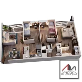 Apartamentos en Venta Santa Catarina Pinula Carretera a Laguna Bermeja — Apartamento en Venta en Santa Catarina Pinula, Guatemala, Ciudad — miniatura 11 de 17