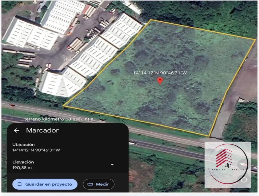VENTA de Terreno ubicado en km 68 en carretera hacia puerto quetzal  IDEAL PARA PARA DESARROLLO INMOBILIARIO — Finca en Venta en Puerto San José, Escuintla — foto 2 de 2