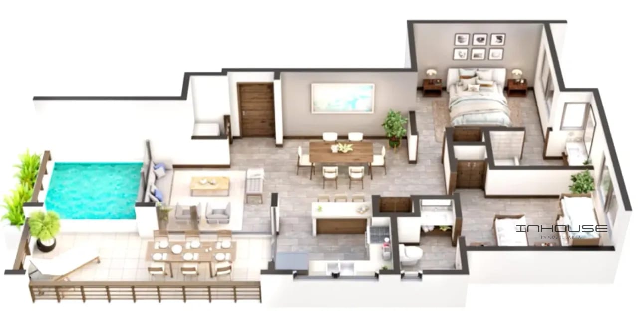 APARTAMENTO EN VENTA EN BLANC MONTERRICO — Apartamento en Venta en Blanc, Monterrico, Santa Rosa — foto 3 de 8
