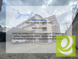 Oficina en Renta en Edificio Ingalsa zona 11 cdad — Oficina en Alquiler en Zona 11, Guatemala, Ciudad — miniatura 3 de 9
