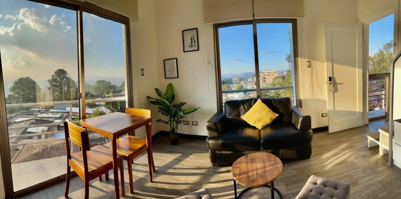 Apartamento amueblado tipo loft en Vista Hermosa III, Zona 15 — Apartamento en Alquiler en Zona 15, Guatemala, Ciudad — foto 1 de 5