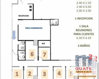 Oficina en Renta, Zona 10 — Oficina en Alquiler en Zona 10, Guatemala, Ciudad — miniatura 7 de 16