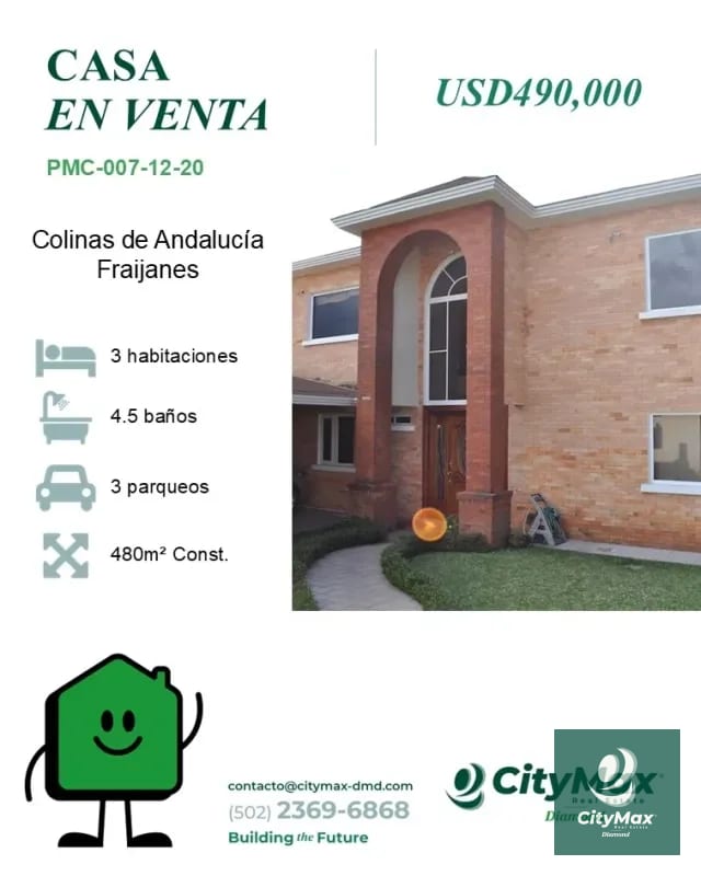Casa en Venta en Colinas de Andalucía Fraijanes — Casa en Venta en Carretera a El Salvador, Guatemala, Ciudad — foto 1 de 16