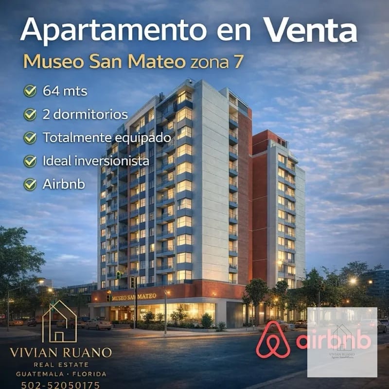 Apartamento en venta zona 7 — Apartamento en Venta en Museo San Mateo, Zona 7, Guatemala, Ciudad — foto 1 de 14