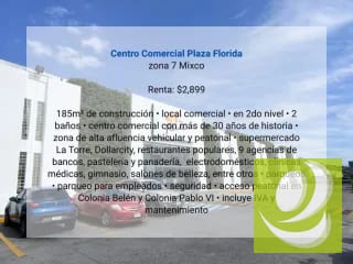 Local en Renta en Centro Comercial Plaza Florida zona 7 Mixco — Local en Alquiler en Zona 7 Mixco, Guatemala, Ciudad — miniatura 3 de 10