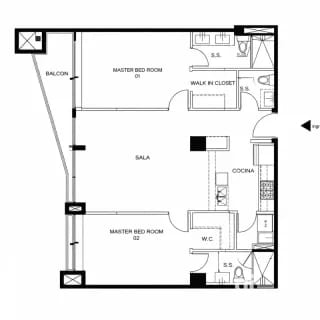Apartamento de 2 dormitorios con vista verde garantizada en Oakland, Zona 10 — Apartamento en Venta en Zona 10, Guatemala, Ciudad — miniatura 2 de 15