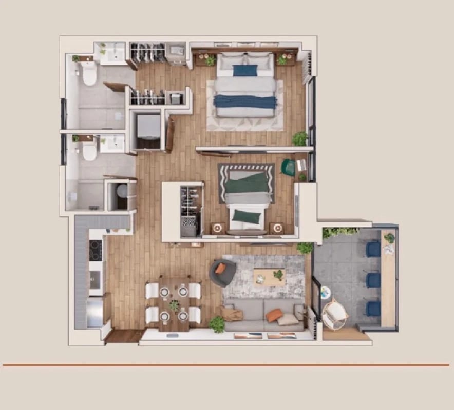 RENTO APARTAMENTO EN ZONA 4 EDIFICIO INARA CUATRO NORTE — Apartamento en Alquiler en Zona 4, Guatemala, Ciudad — foto 3 de 15