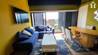 APTO. AMUEBLADO C/ VISTA 2 HAB. / EDIFICIO EN ZONA 4 — Apartamento en Alquiler en Zona 4, Guatemala, Ciudad — miniatura 1 de 8