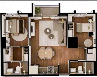 ALQUILO APARTAMENTO EN EDIFICIO ATARAH ZONA 10 — Apartamento en Alquiler en Atarah, Zona 10, Guatemala, Ciudad — miniatura 2 de 6