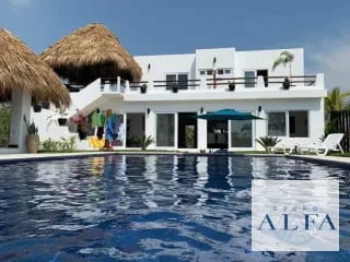 CASA EN RENTA PALMERAS DE MONTERRICO — Casa vacacional en Alquiler en Monterrico, Santa Rosa — miniatura 12 de 16