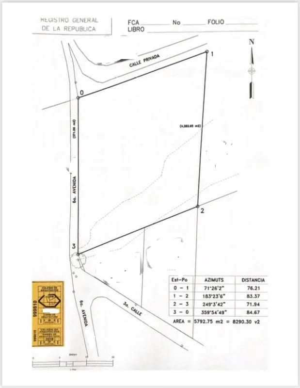 Venta de terreno en San Lucas Aldea El Choacorral  8,290 Vr2. — Terreno en Venta en San Lucas Sacatepéquez, Sacatepéquez — foto 2 de 4