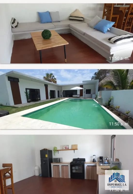 VENTA  HERMOSA CASA NUEVA EN GARITON MONTERRICO — Casa vacacional en Venta en Monterrico, Santa Rosa — foto 5 de 11