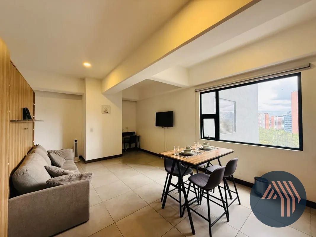 ALQUILER DE CÉNTRICO APART/STUDIO AMUEBLADO - ELEMENTO, ZONA 13 — Apartamento en Alquiler en Elemento Plaza Berlín, Zona 13, Guatemala, Ciudad — foto 3 de 8